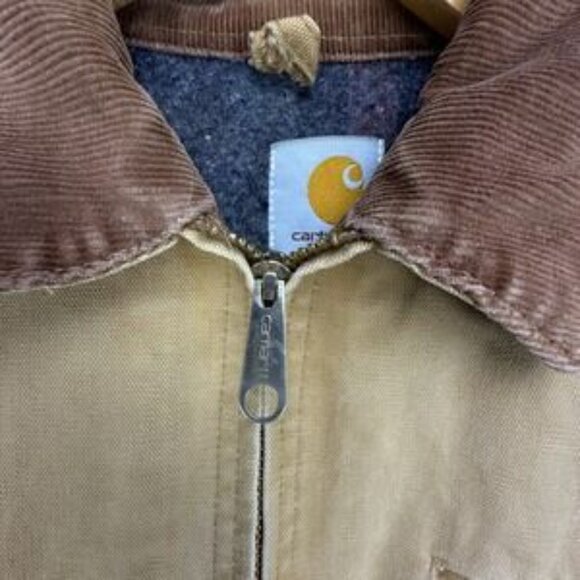 Carhartt Detroit Jacket Blanket Lined Mens Small J01 6BLJ BRN Brown - Picture 12 of 16